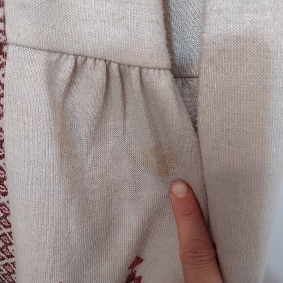 Anthropologie One September Solstice Night Knit Boho Aztec Open Cardigan Sweater - Picture 12 of 12